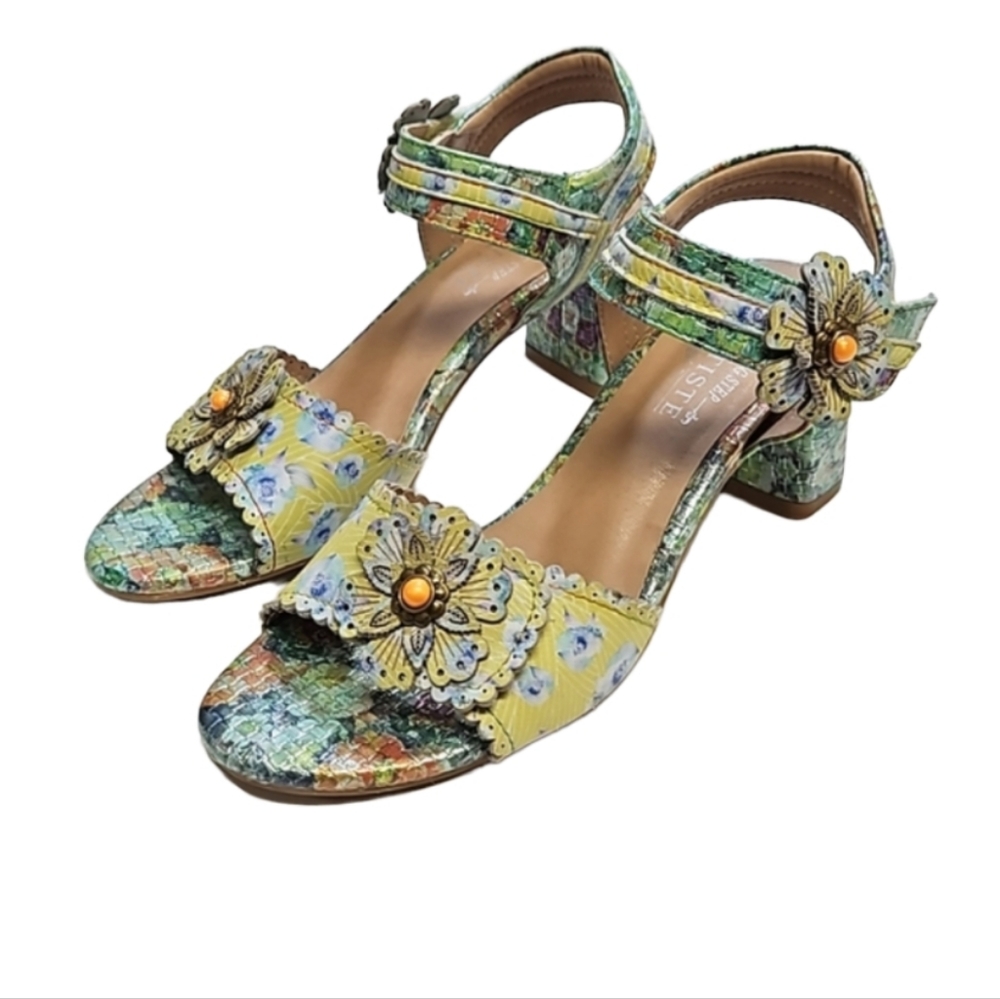 L'Artise by Spring Step Vogeush sandal women's size 38 US 7.5-8
